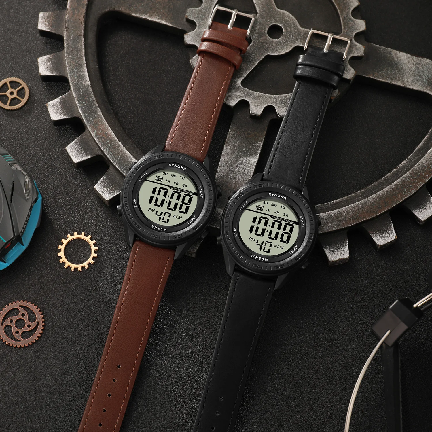 Electronic Luminous Digital Watch For Men Waterproof