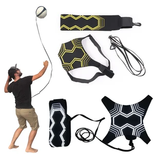 Футбольный мяч тренировочный пояс футбольный пик тренировочный пояс регулируемый тренировочный тренажер оборудование для пинания для детей и взрослых футбольный тренажер