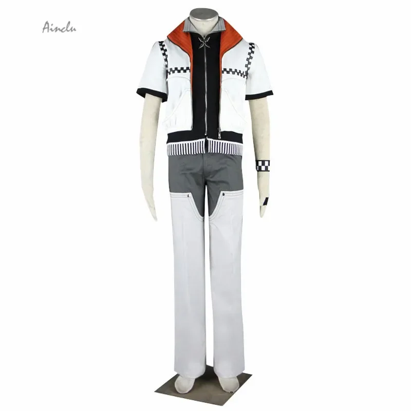 Ainclu бесплатная доставка косплей Kingdom Hearts Roxas карнавальный костюм с высоким