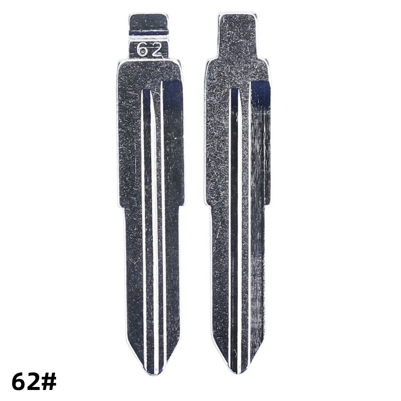 

XIEAILI OEM 50Pcs 62# Metal Blank Uncut Flip KD Remote Key Blade For Mitsubishi