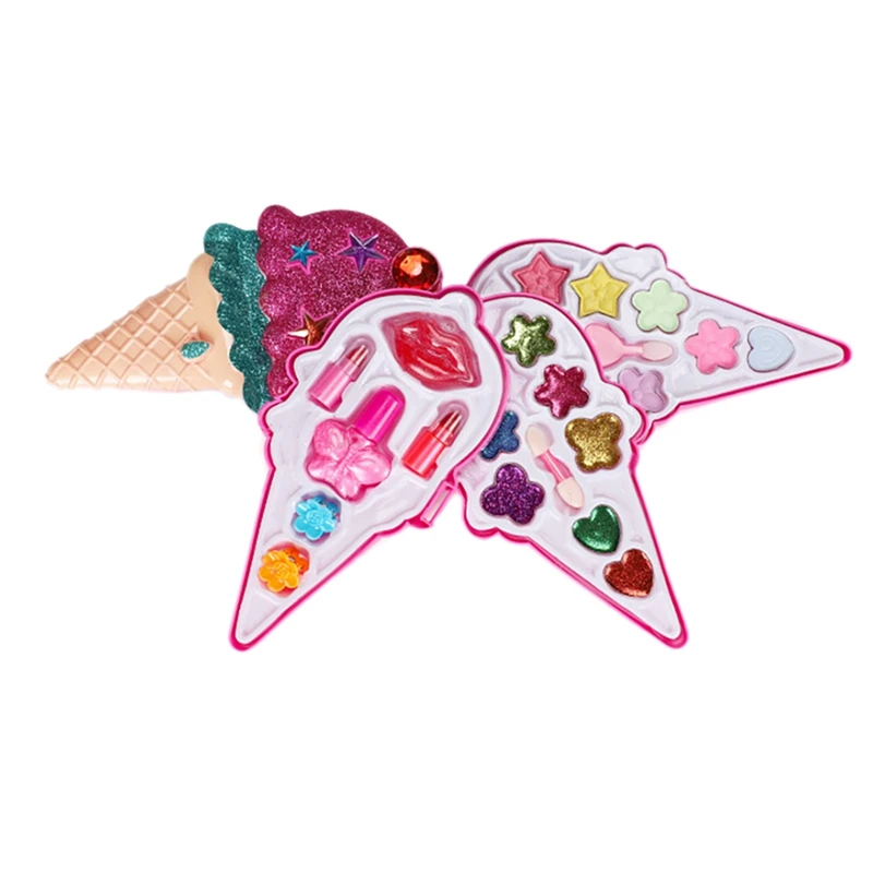 

Fashion Girl Washable Makeup Toy Ice Cream Makeup Toy Girl Child Makeup Set Girl Safe Baby Cosmetics Beauty Set