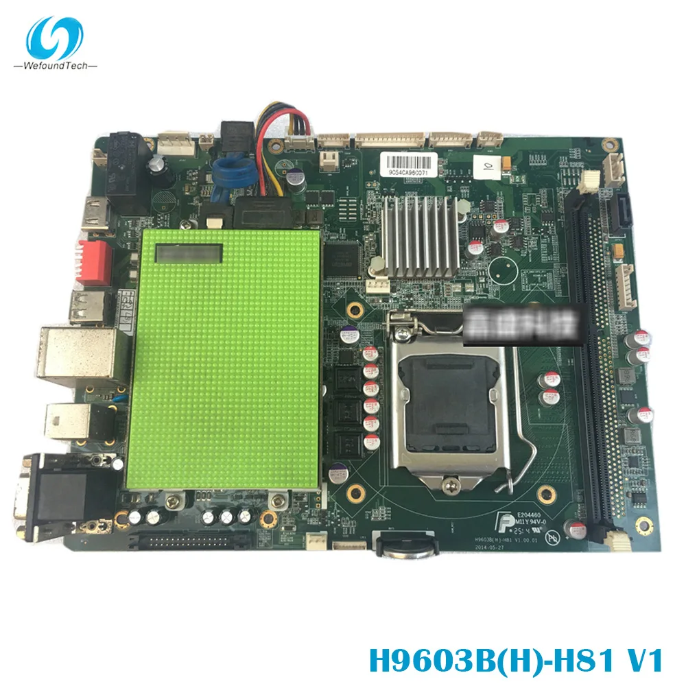 

Материнская плата для промышленного управления H9603B(H)-H81 V1 E204460 M11Y94V-0 100% протестирована Быстрая доставка