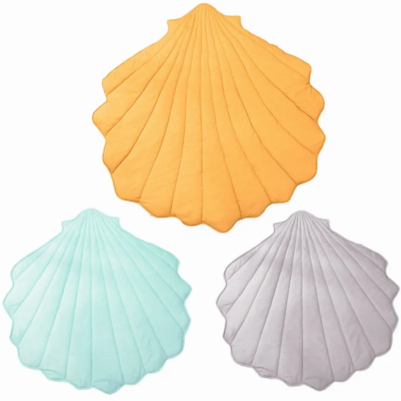

110X105cm Baby Crawling Cushion Floor Carpet Cotton Shell Type Baby Play Mat Baby Sleeping Mattress Children Rugs For Nursery
