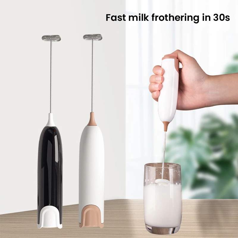 Electric Milk Frother Handheld Milk Foamer Kitchen Whisk Mix