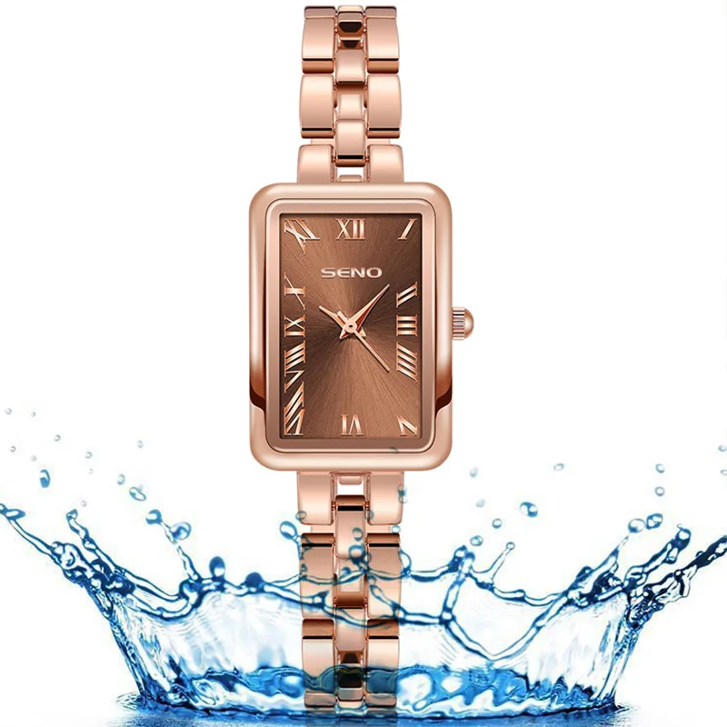 A generation watch retro small square watch Douyin live steel belt small dial watch women's quartz watch