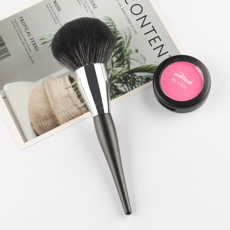 

RC large loose powder brush powder Blusher Brush honey paint coffee long handle cosmetic brush