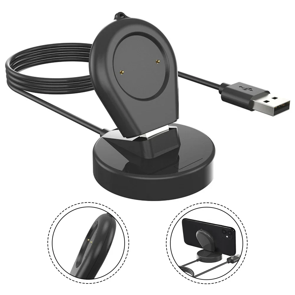 Фото Сменная док-станция для зарядного устройства USB для Amazfit Bip6, док-станция для зарядного устройства с USB-кабелем, настольная подставка, зарядное устройство 5 В, 1 А, держатель для зарядки, аксессуар №4