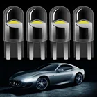 2 шт. T10 W5W WY5W COB светодиодный автомобильный клиновидный парковочный светильник, поворотные боковые лампочки, инструментальная лампа, автомобильный светильник номерного знака, белый, красный, желтый, синий