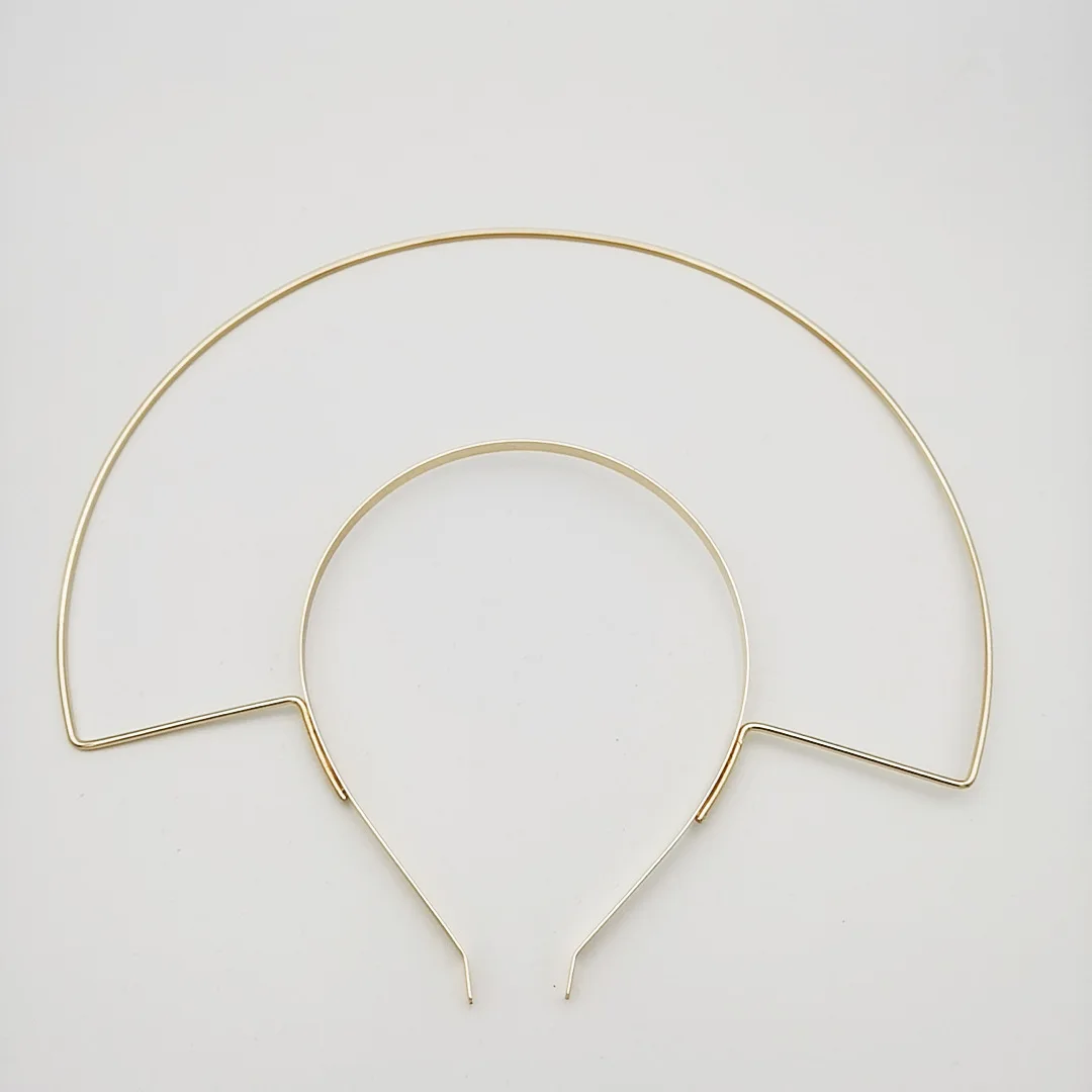 Женский античный головной убор Лолита повязка на голову золотистого и