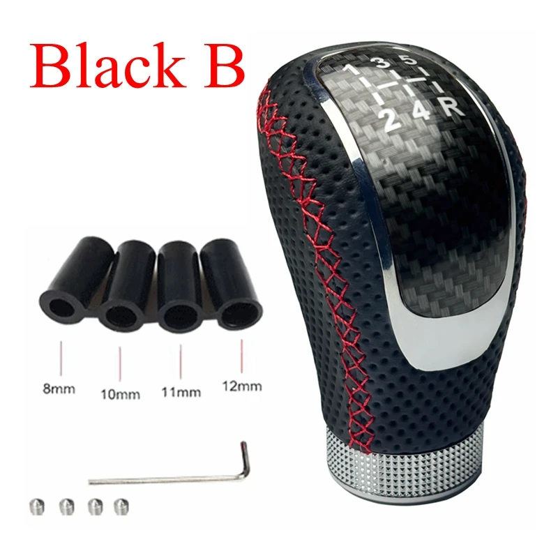 

5-скоростная кожаная красная, синяя ручка переключения передач, автомобильная ручка переключения передач, ручка переключения передач, рычаг переключения передач, ручная коробка передач