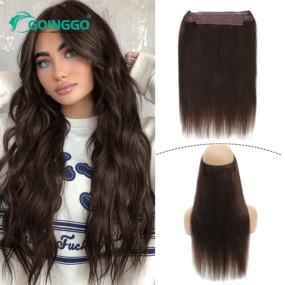 Human Remy Fish Line Hair Extension