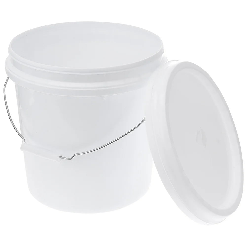 

Plastic Barrel Pail Pet Food Storage Containers Lid Gallon Bucket Lids Grade Buckets Small Handheld 1.5