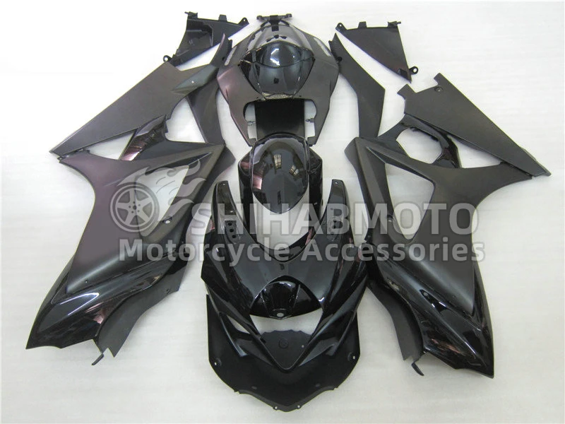 

High grade Fairing kit for Suzuki GSXR 1000 K7 K8 GSXR1000 2007 2008 motorcycle fairings kit 07 08 black body aftermarket