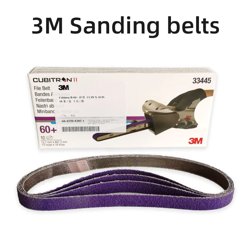12.7*457.2MM Sanding Belts 60# Grits Sandpaper Abrasive Bands For  Sander  Tool Wood Soft Metal Polishing