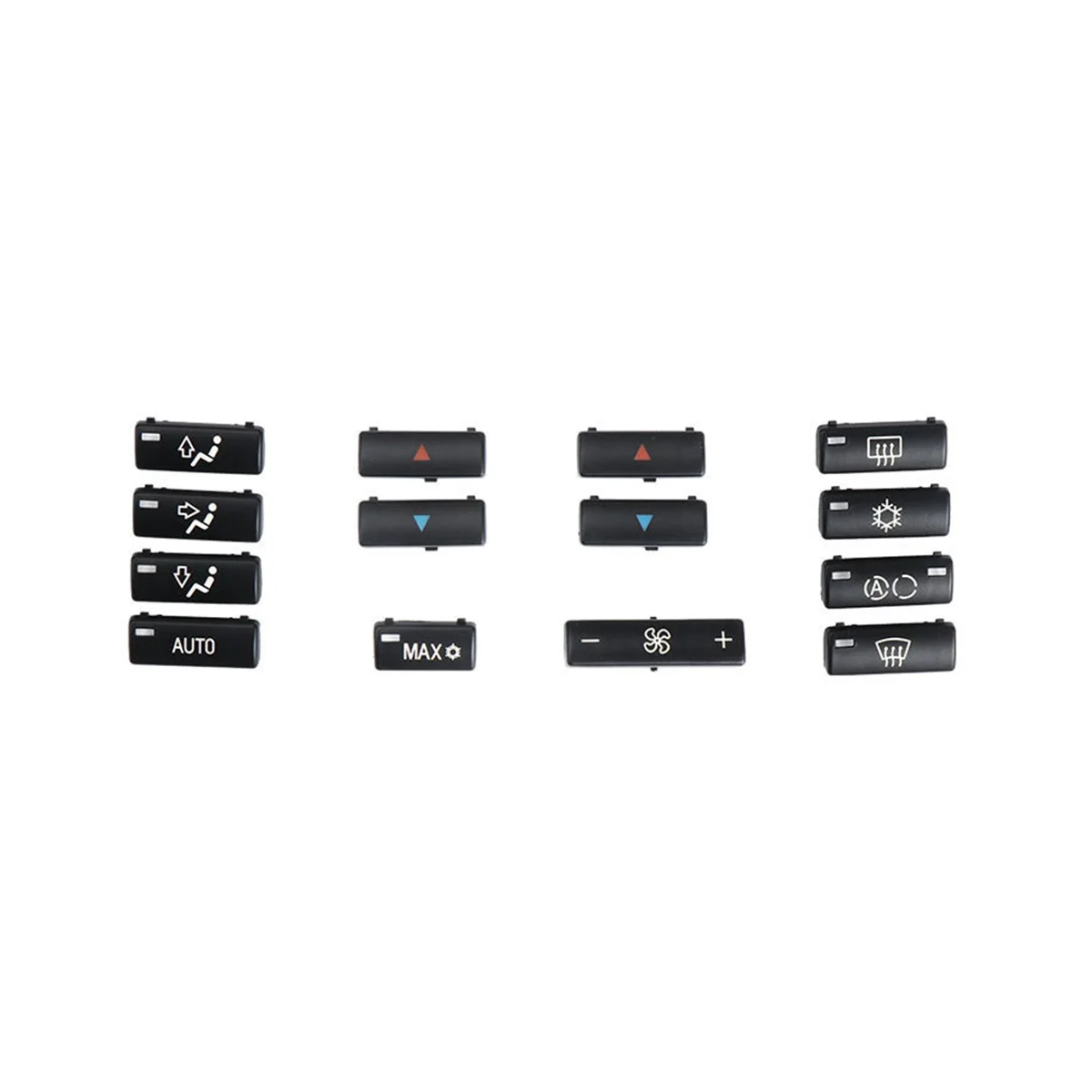 

Сменные колпачки для кнопок автомобильных кнопок климат A/C панель управления Переключатели кнопки крышки для BMW E39 E53 M5 X5