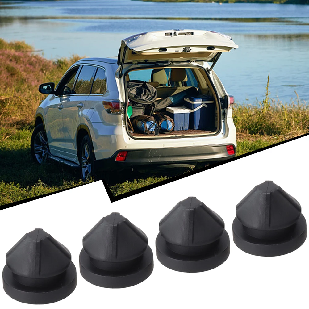 

4Pcs Diesel Petrol Engine Bonnet Hood Air Intake Filter Grommet Buffer Cushion Durable Automobiles Interior Accessories