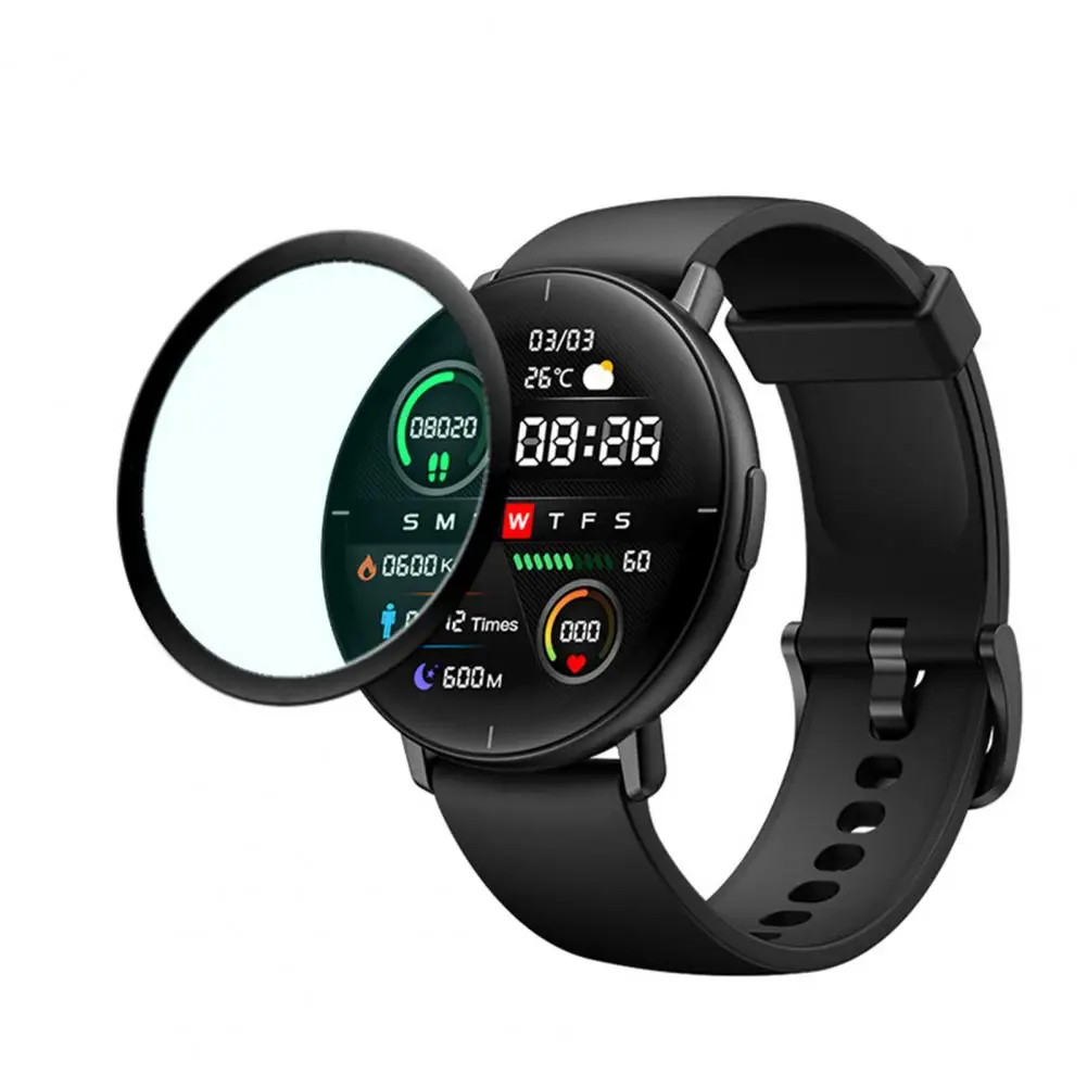 Watch Screen Protector Full Coverage Scratch Resistant Clear 3D Curved Composite Smatch Protective Film for Mibro-Lite | Электроника
