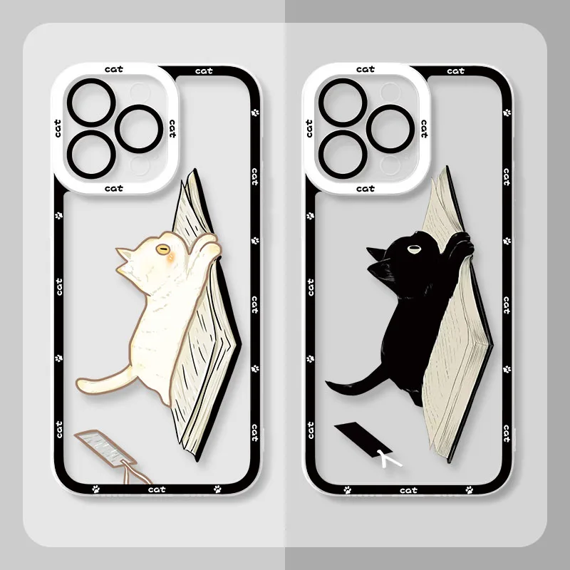 Прозрачный мягкий силиконовый чехол с изображением милого кота для Realme GT Neo 2 3 5 7 7i 8 8i 9 Pro Plus C11 C15 C2 C20 C21 C21Y C31 C35