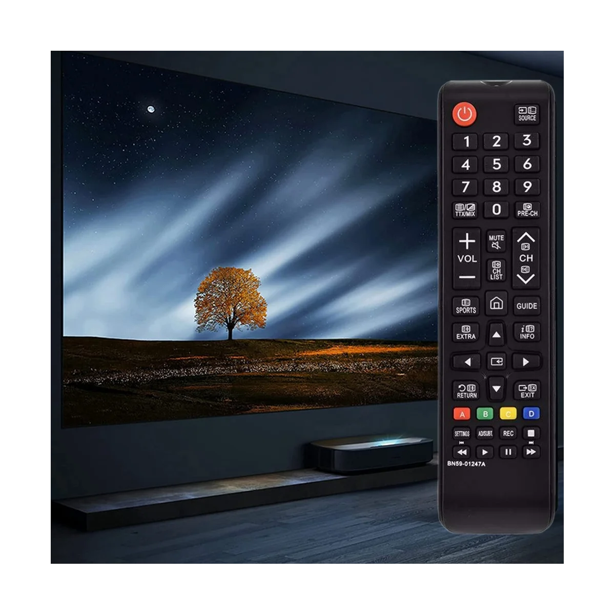 

Пульт дистанционного управления BN59-01247A для телевизора UE55KU6500U UA78KS9500W Universal 433MHz 1CH