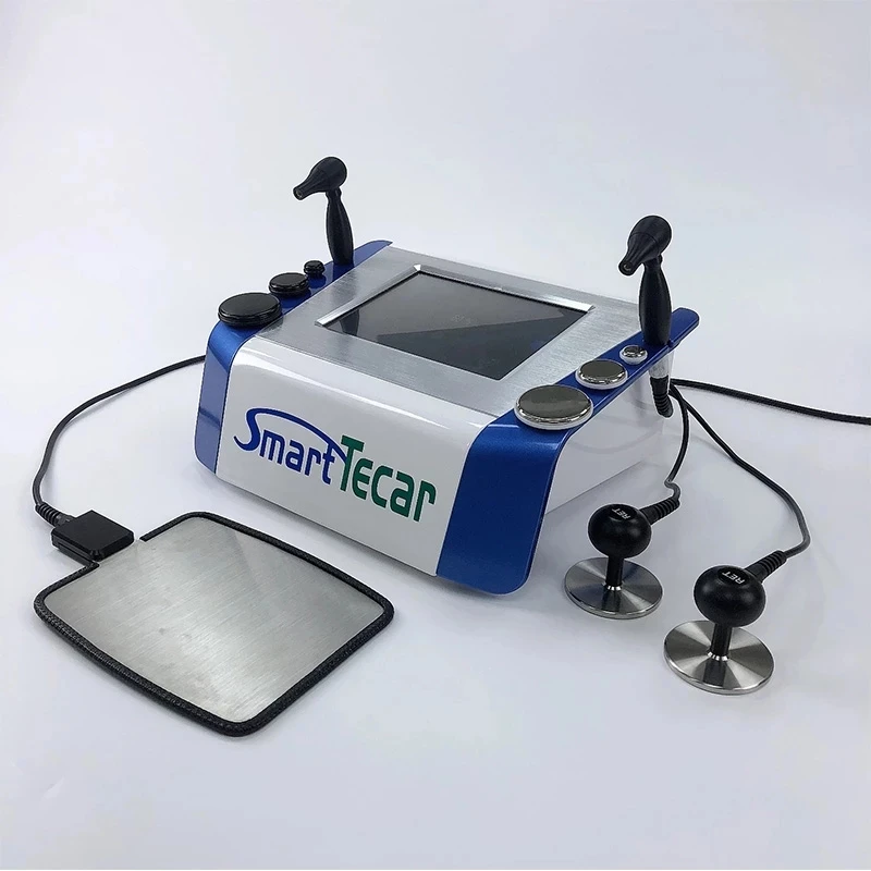 

448K Tecar Therapy Diathermy Machine CET RET RF Indiba Facial Anti-aging Slimming Eliminate Fat Pain Relief Massage Machine 2023