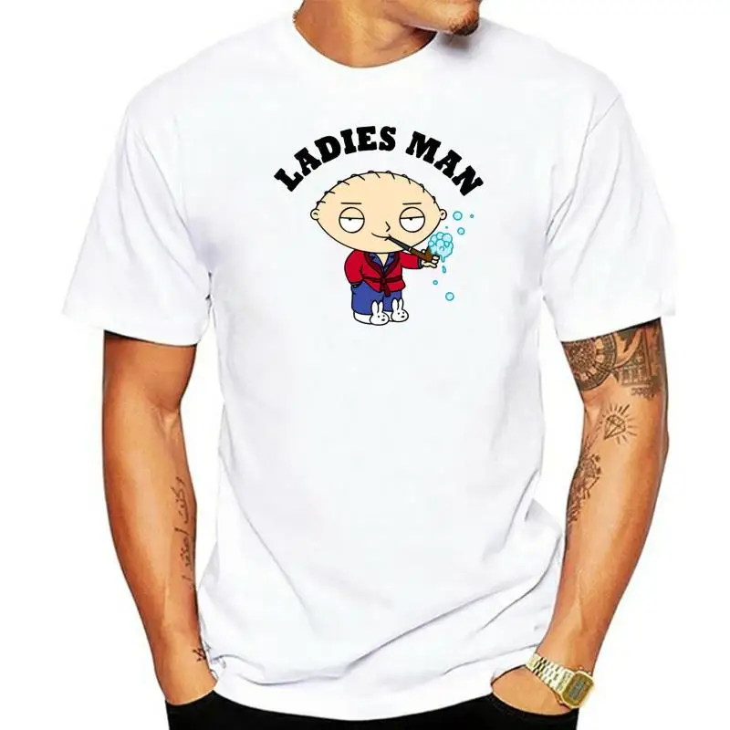 Fashion Tee Stewie Brian Lois Men's Short-Sleeve Crewneck Cotton T-Shirt(1) women