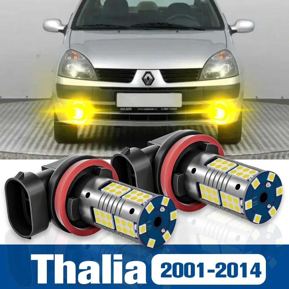 

2x LED Fog Light Blub Lamp Accessories Canbus For Renault Thalia 1 2 2001-2014 2004 2005 2006 2007 2008 2009 2010 2011 2012 2013
