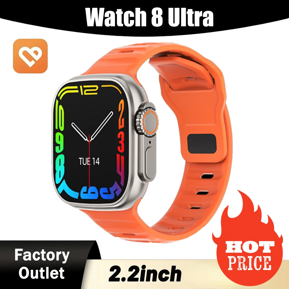 

49mm Smart Watch 8 Ultra Smartwatch 1.99" Men Women Heart Rate Bluetooth Call Waterproof Wireless Charging PK DT8 Ultra W68 HW8