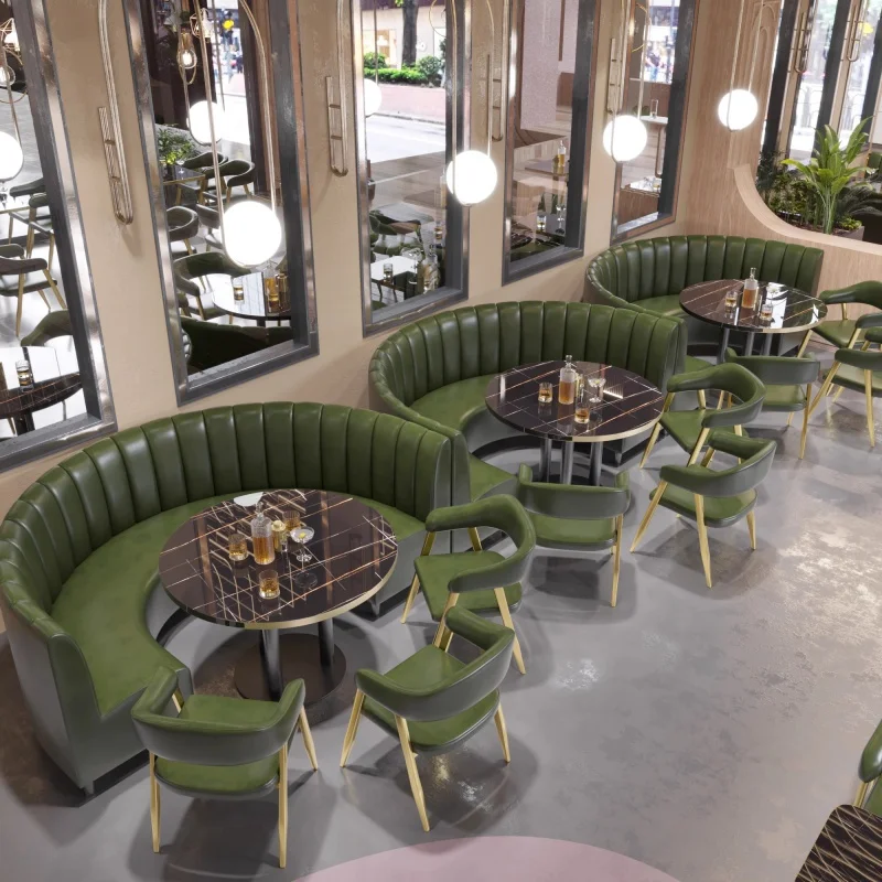 Под заказ семейные Роскошные комнатные кофейные стулья и стол для ресторана