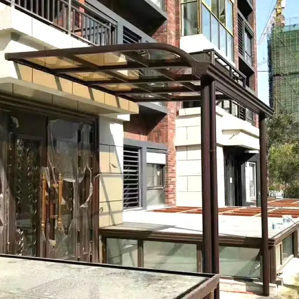 Алюминиевый балконный тент из ПВХ уличный для патио алюминиевый подвесной навес