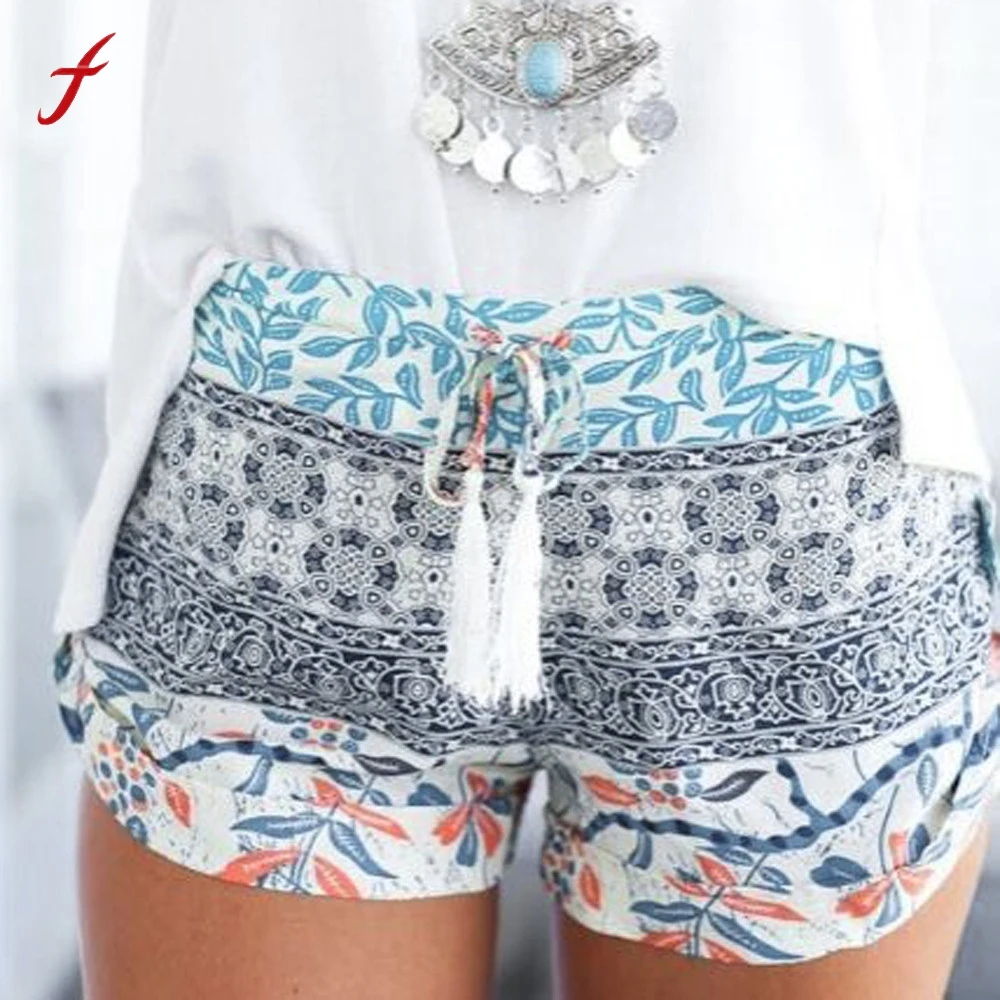 

Fashion Women Sexy Hot shorts Summer Casual Short Femme High Waist Printed Feminino Exercise Trousers Pantalones Cortos Clothing