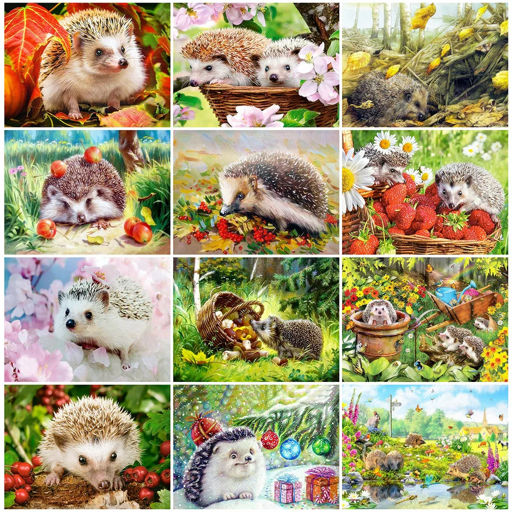 

Набор для алмазной вышивки «Ежик», квадратная/круглая картина