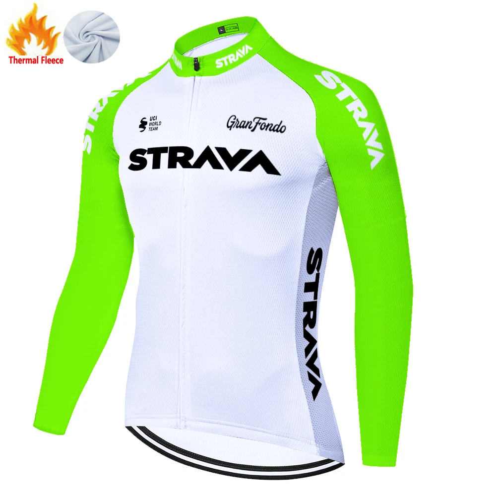 

Strava Winter Thermal Fleece Fietskleding Heren Camisola Homem 져지 Maillots Hombre Jersey Cycling 자전거의류 Camisa Ciclismo Masculina