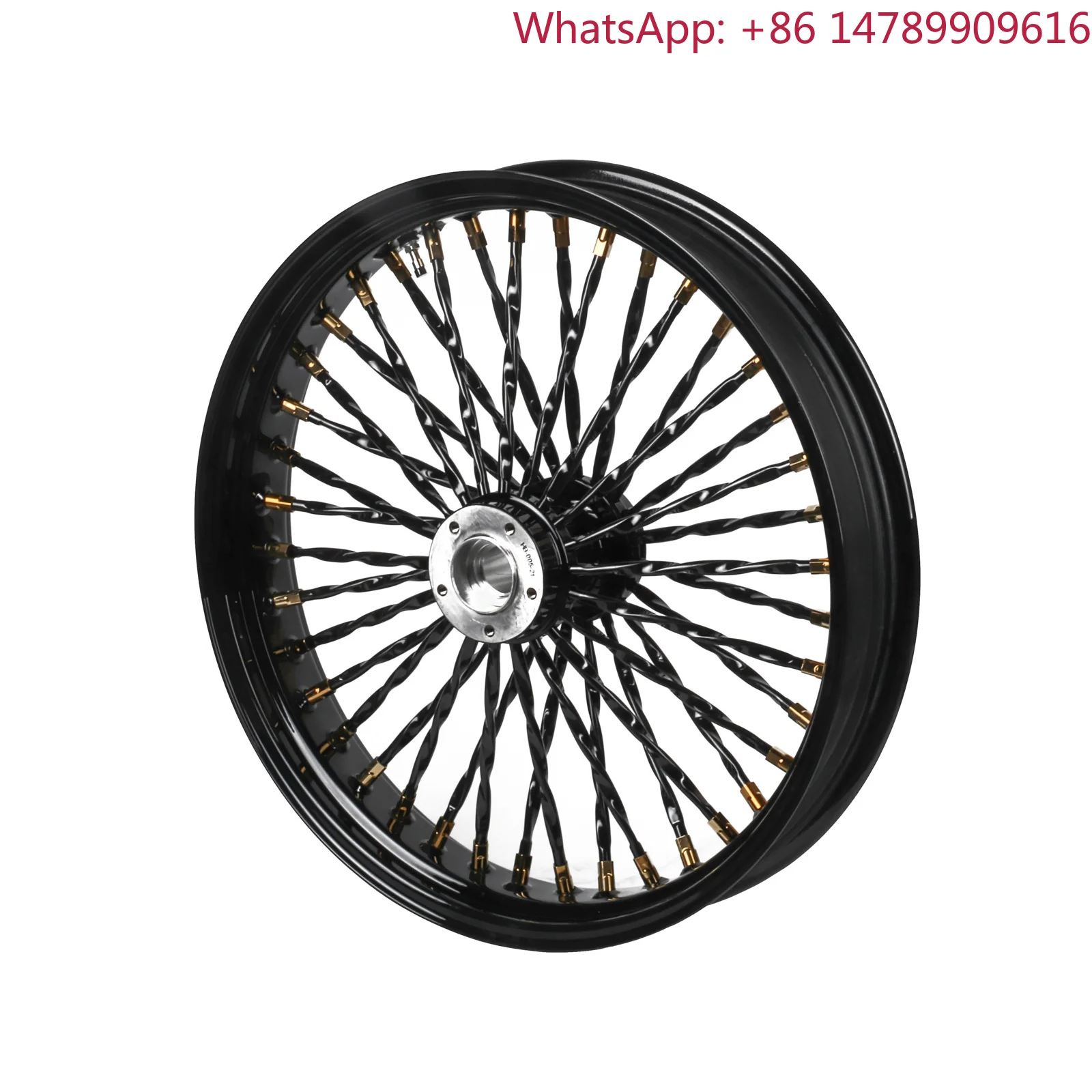 Фото Новые прочные хромированные спицованные колеса Hopero Cali Twisted для мотоциклов Heritage Slim Deluxe 2012 года и новее, гарантия 1 год. №1