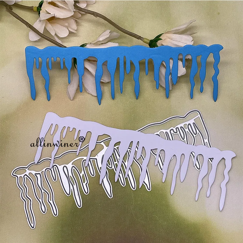 Украшение края сосульки металлические штампы для DIY скрапбукинг альбом бумажные