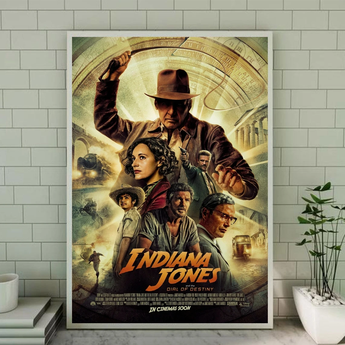 Индиана Джонс и циферблат судьбы постер фильма холст художественный принт