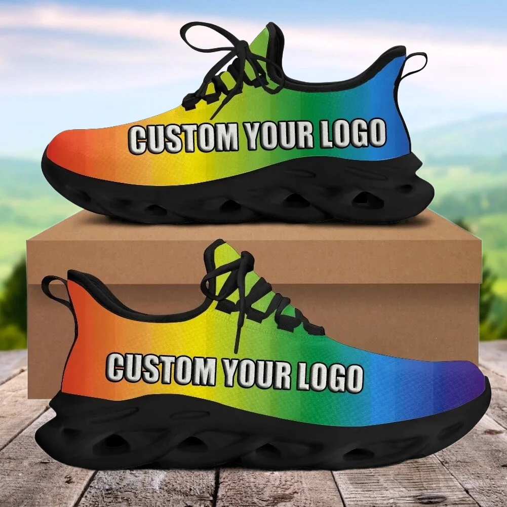 

Женские и мужские кроссовки, Повседневная Вулканизированная массивная обувь с вашим логотипом