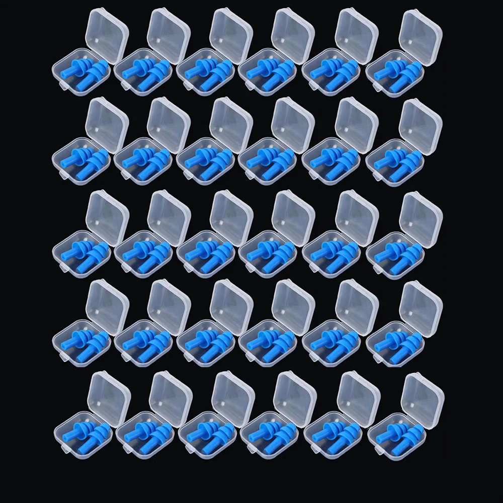 

Силиконовые водонепроницаемые беруш с шумоподавлением, 30-1 пара