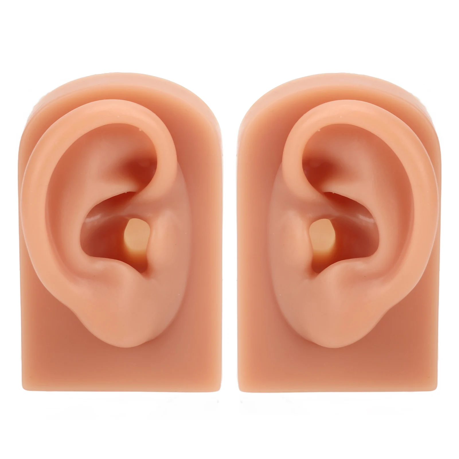 

Модель Для Пирсинга Ушей многоразовая портативная 3D Гибкая модель уха силиконовая Мягкая для ювелирного магазина для новичков