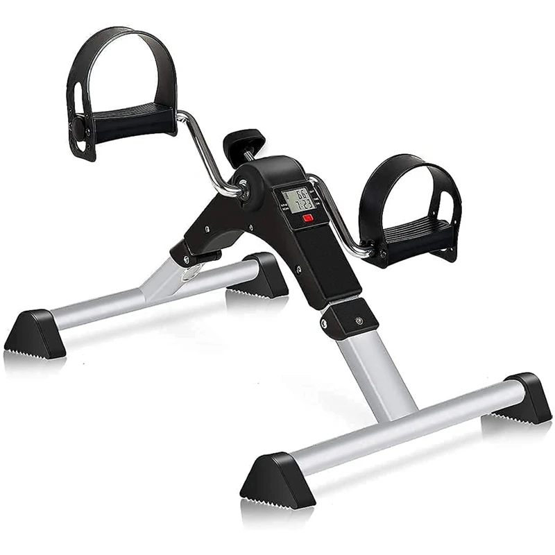 

Under Desk Bike Pedal Exerciser, Upper & Lower Peddler Exerciser For Seniors With LCD Display, Fitness Folding Exerciser