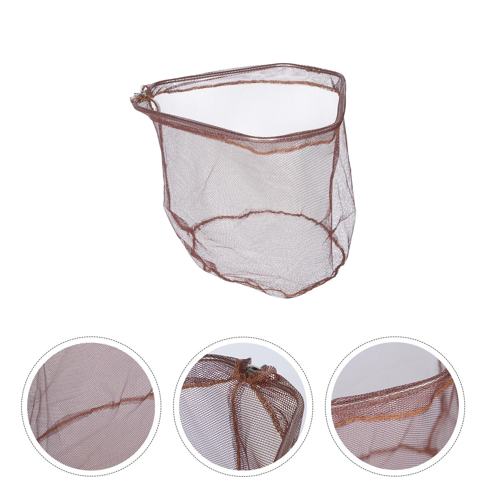 

Folding Fish Land Net Nylon Portable Fishing Mesh Landing Replacement Wear-resist