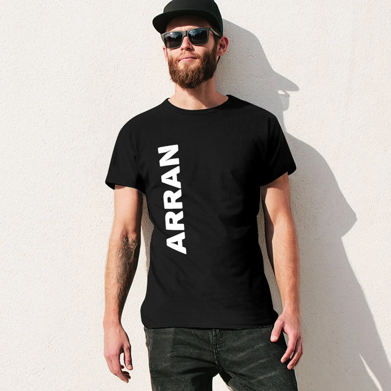 Футболка Arran одежда в стиле аниме летний топ тяжелая мужская