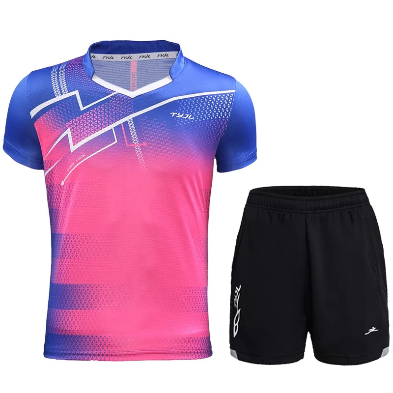 

HONILLESI Badminton Suit Suit Men And Women Tennis Shorts Skirt Breathable Quick-Drying Sportswear Group Suit TY2623