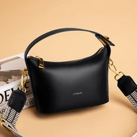 fashion trend casual sling luxury designer handbags for women genuine leather bucket vintage tote cute messenger shoulder bags
