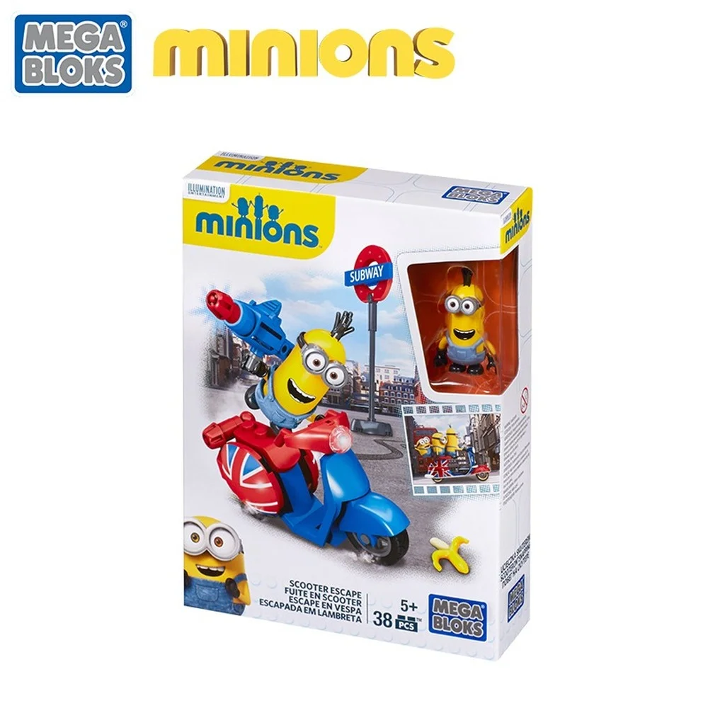 Конструктор MEGA BLOKS Миньоны детская игрушка с большими глазами спасательный