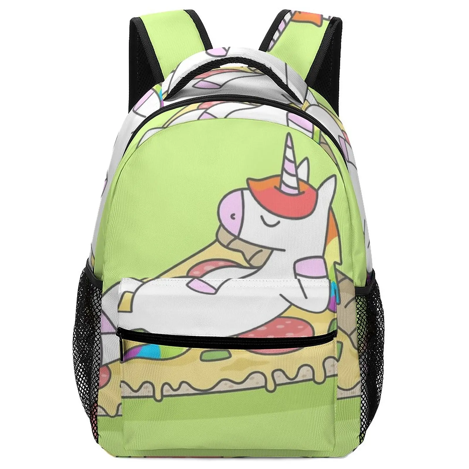 

Pizza Men Women Art Backpacks Feminina Sports Backpack Girl Primary School Backpack