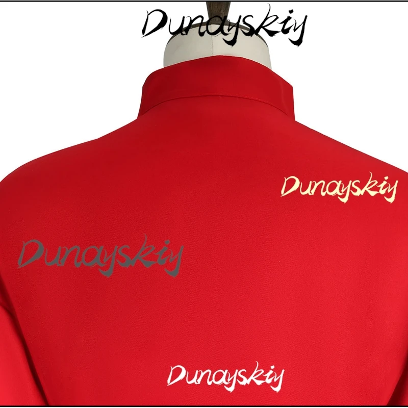 Аниме Ranma 1/2 Saotome Косплей Костюм Розовый Парик Красная Униформа Для Женщин Мужчин