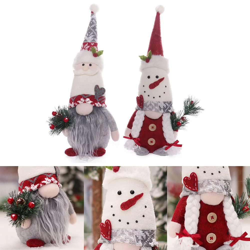 1 шт. Рождественская Кукла по лучшей цене совершенно НОВАЯ РОЖДЕСТВЕНСКАЯ ткань +