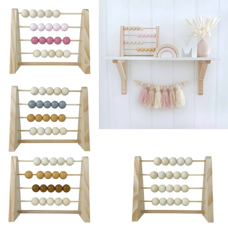 KX4B деревянные счеты для украшения детской комнаты детская развивающая игрушка