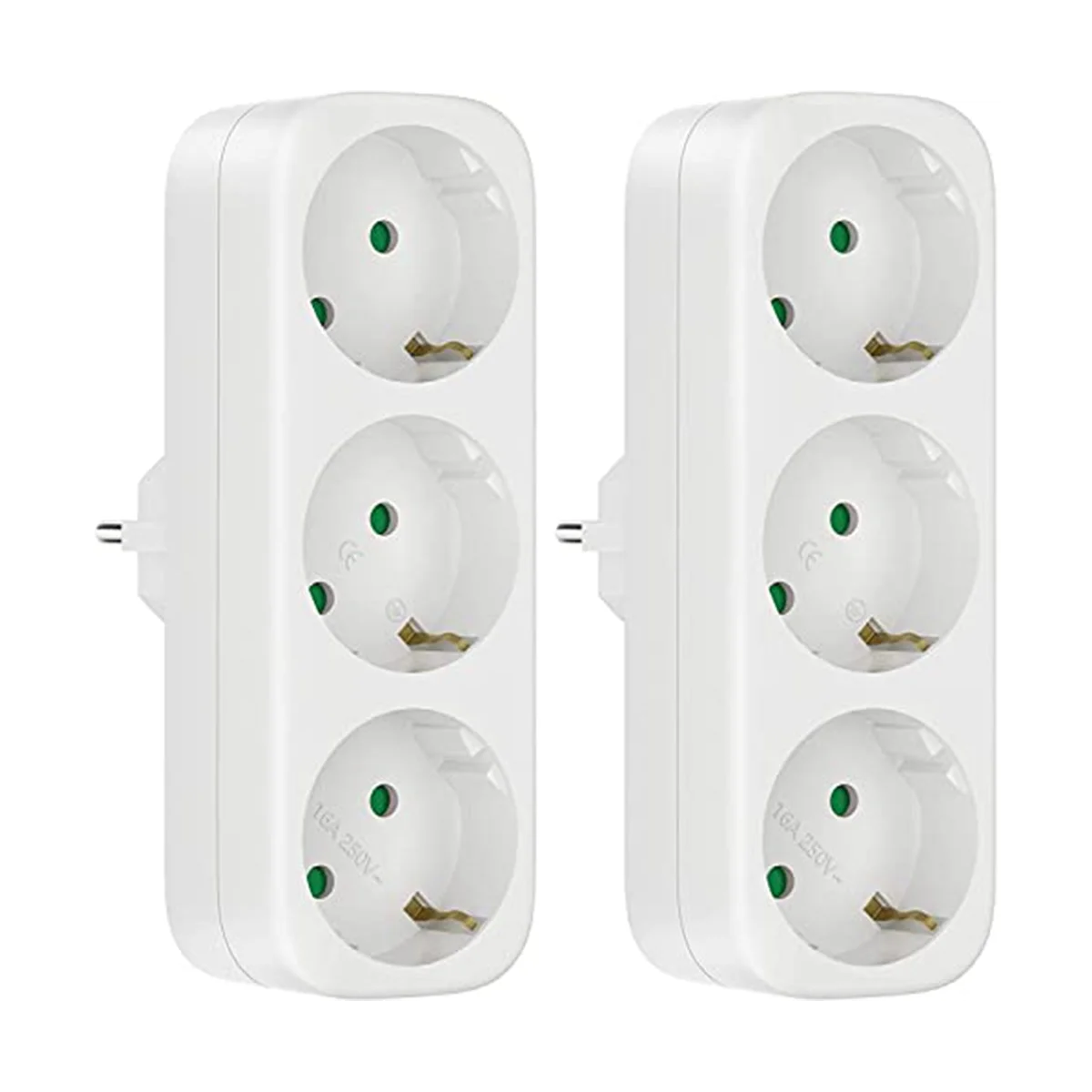 2 шт., розетки для кабеля 250 В/16 А, 3680 Вт