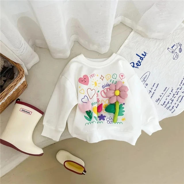 Детские рубашки футболка Детская для маленьких мальчиков и девочек с длинным